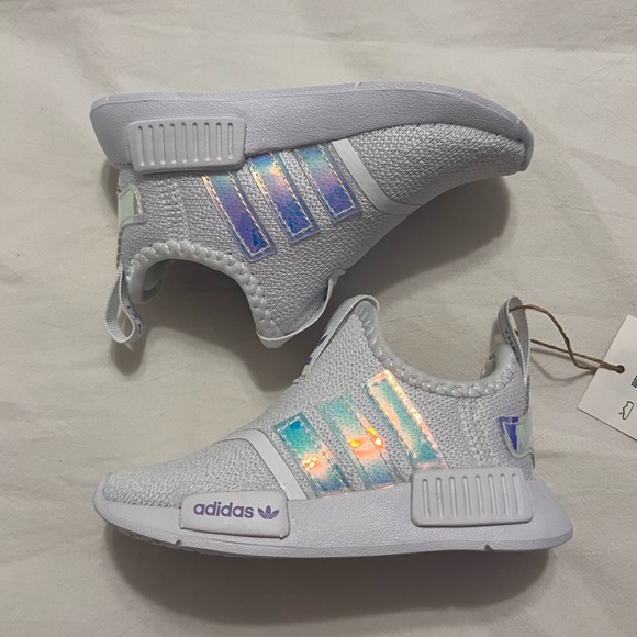 SOLD✨ADIDAS NMD 360 Toddler Walker Shoes (Size 5) GX3320 White Pink Purple NWB - Picture 11 of 11